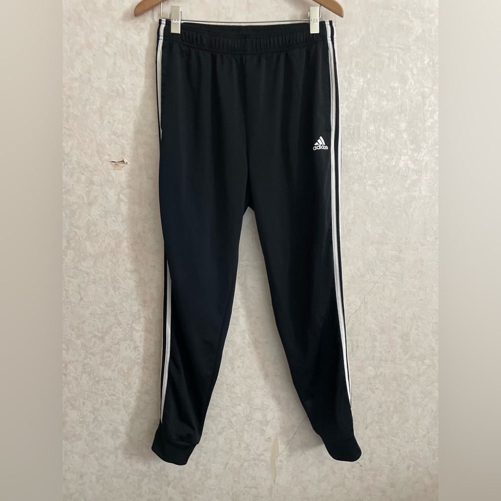 Adidas men's large black athletic pants